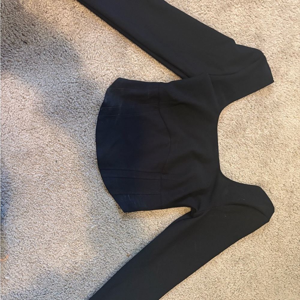 Abercrombie & Fitch Black Crop Top